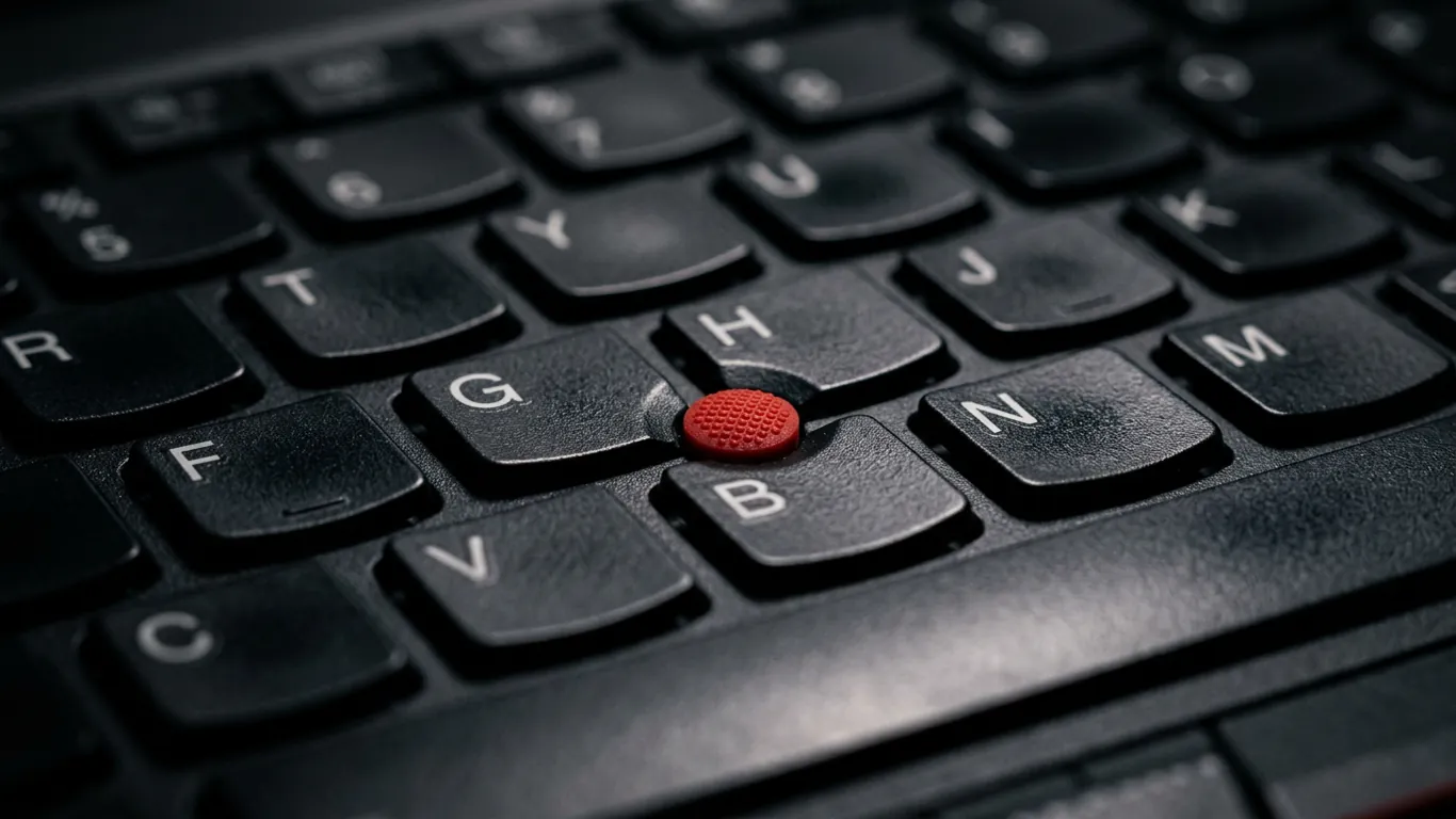 ThinkPad 键盘红点 TrackPoint 特写