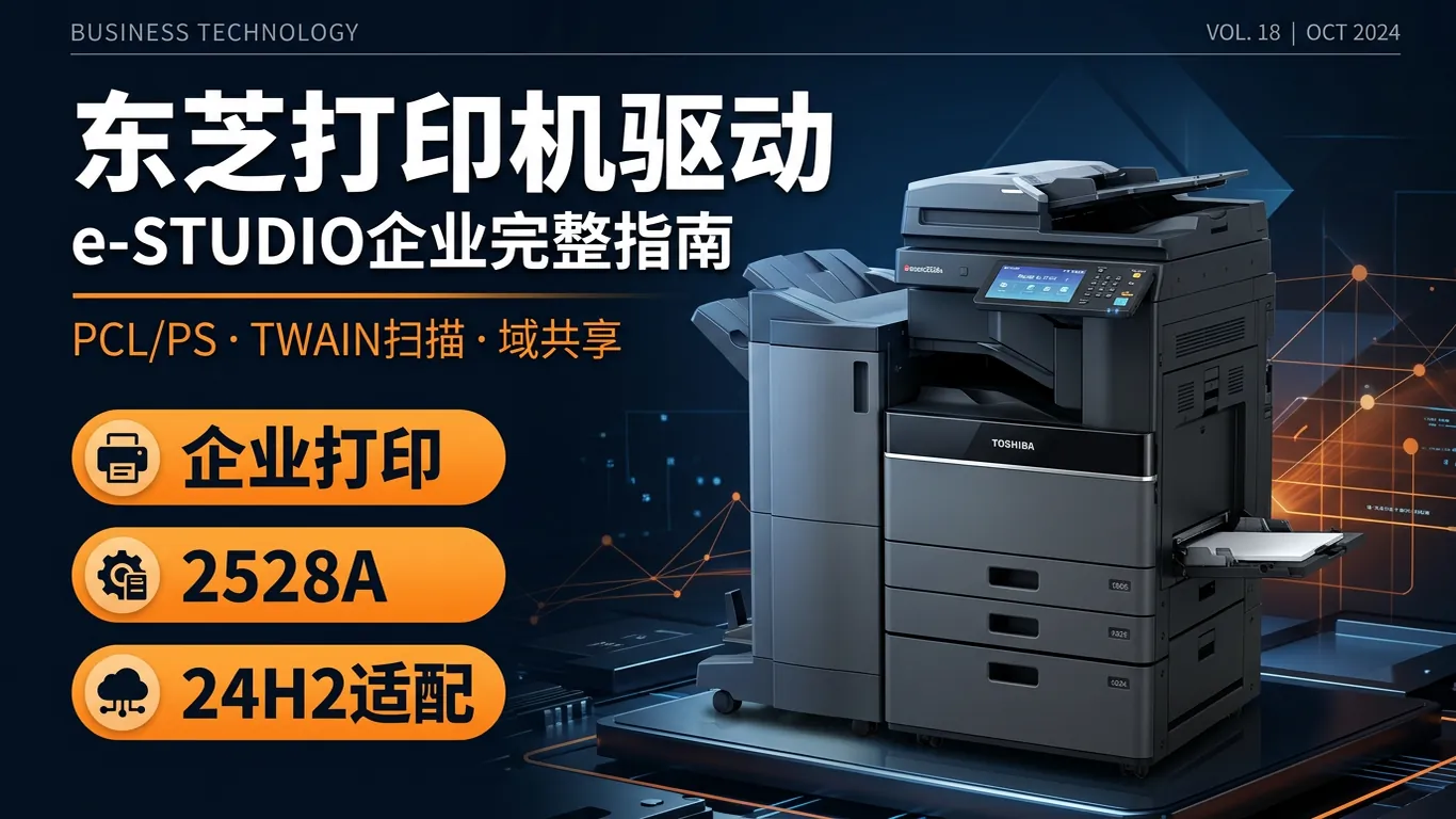 东芝打印机驱动下载指南:e-STUDIO 2528A/2823AM/3018A企业复合机(2026)