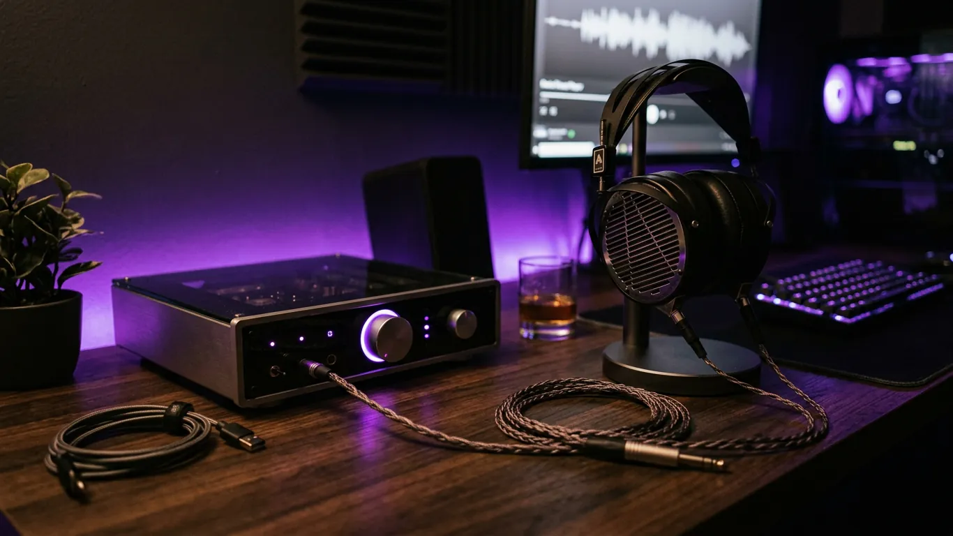 外接 USB DAC 与笔记本连接示意
