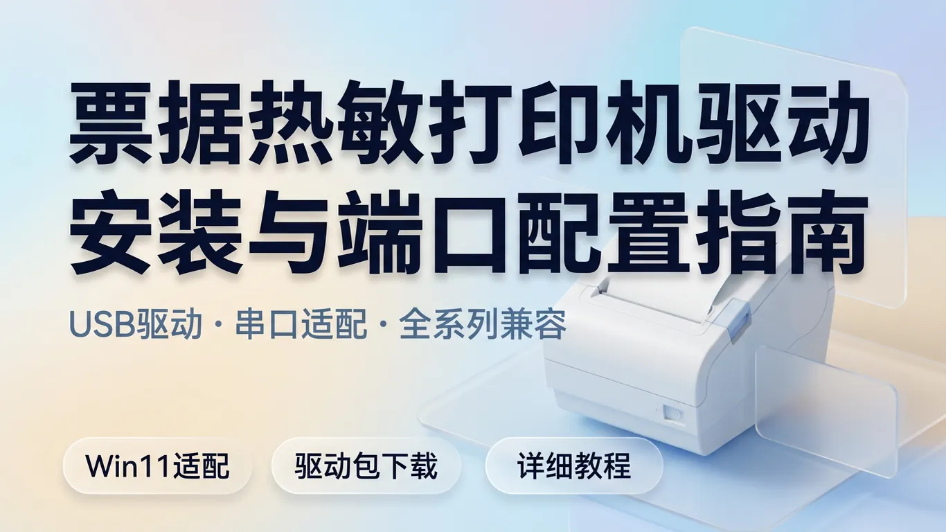加普威Jiapuwei打印机驱动下载安装指南:JPW580/590/560/830热敏小票完整教程(2026)