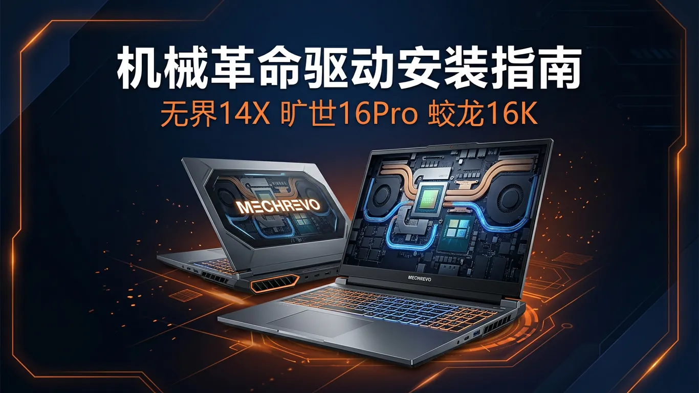 机械革命Mechrevo笔记本驱动下载指南:无界14X/旷世16Pro/蛟龙16K驱动中心安装(2026)