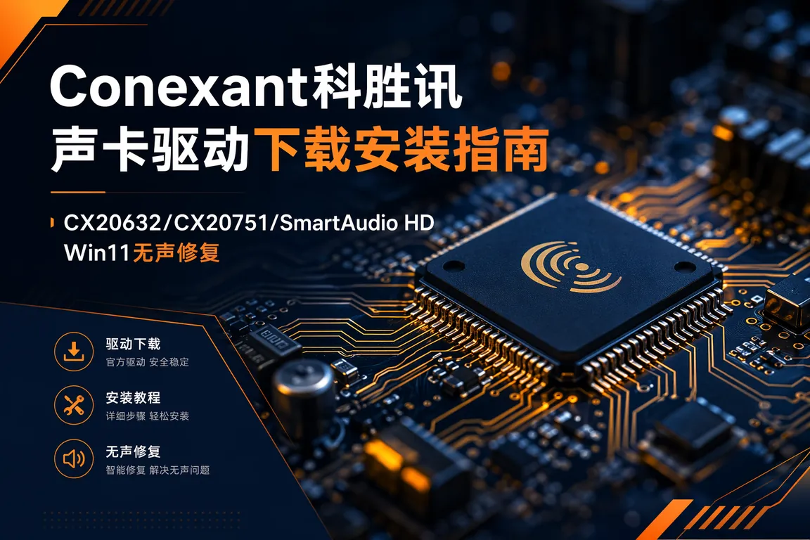 Conexant科胜讯声卡驱动下载安装指南