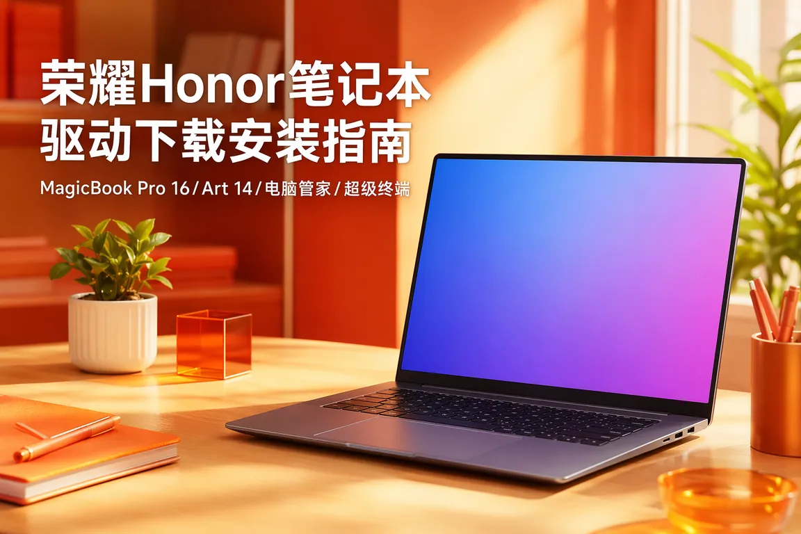 荣耀Honor笔记本驱动下载安装指南:MagicBook Pro 16/Art 14/电脑管家/超级终端Win11完整教程(2026)