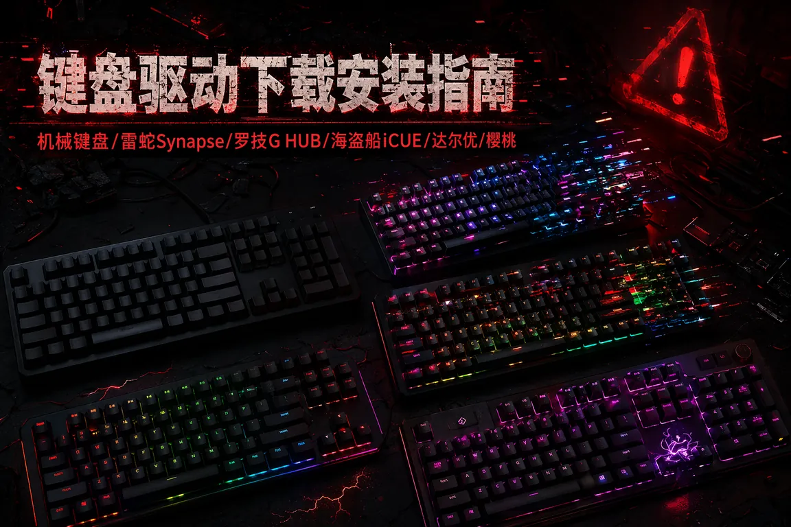 键盘驱动下载安装指南:机械键盘/雷蛇/罗技/海盗船/达尔优/樱桃Win11完整教程