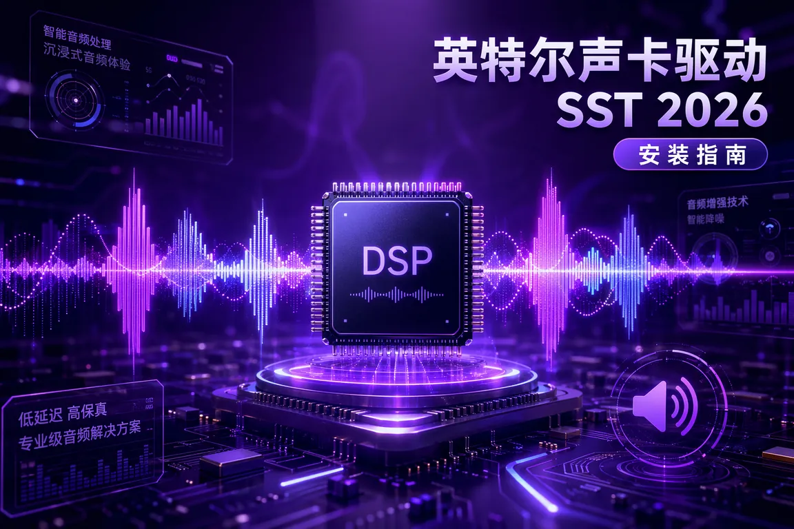 英特尔Intel声卡驱动下载安装指南:Smart Sound Technology/SST OED/Audio DSP Win11 24H2无声修复完整教程(2026)