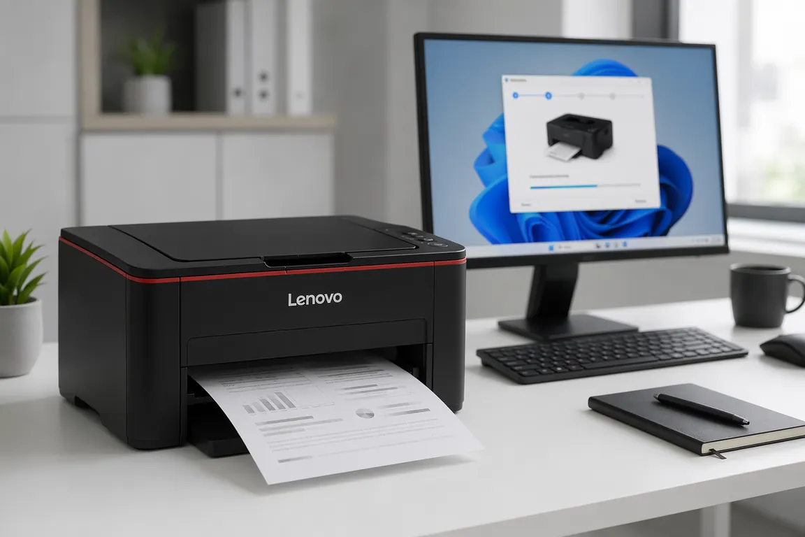 联想Lenovo打印机驱动安装界面