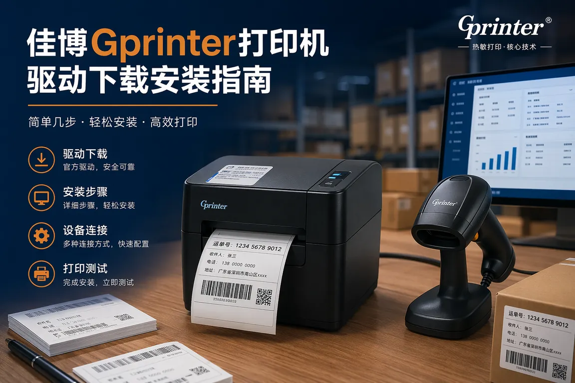 佳博Gprinter打印机驱动下载安装指南