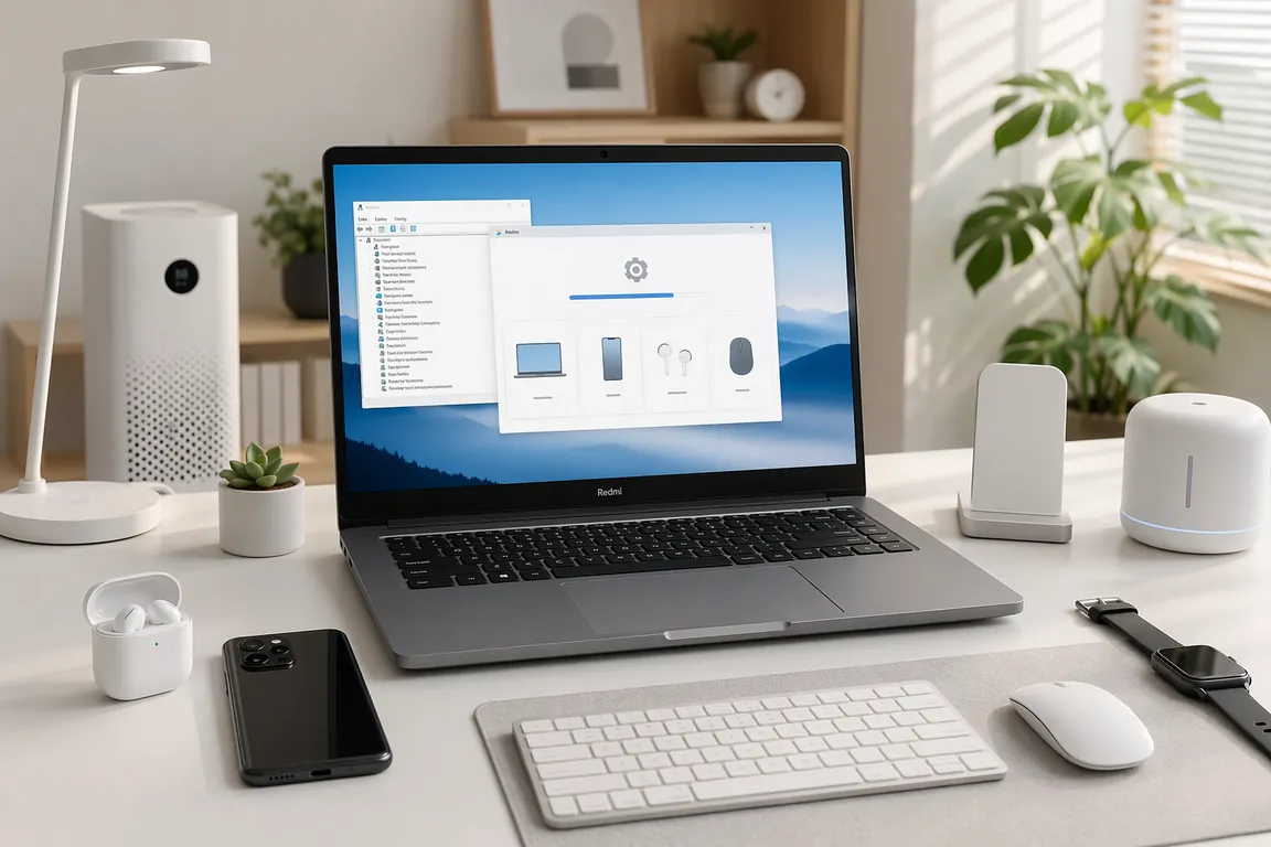RedmiBook Pro驱动设置与小米电脑管家界面