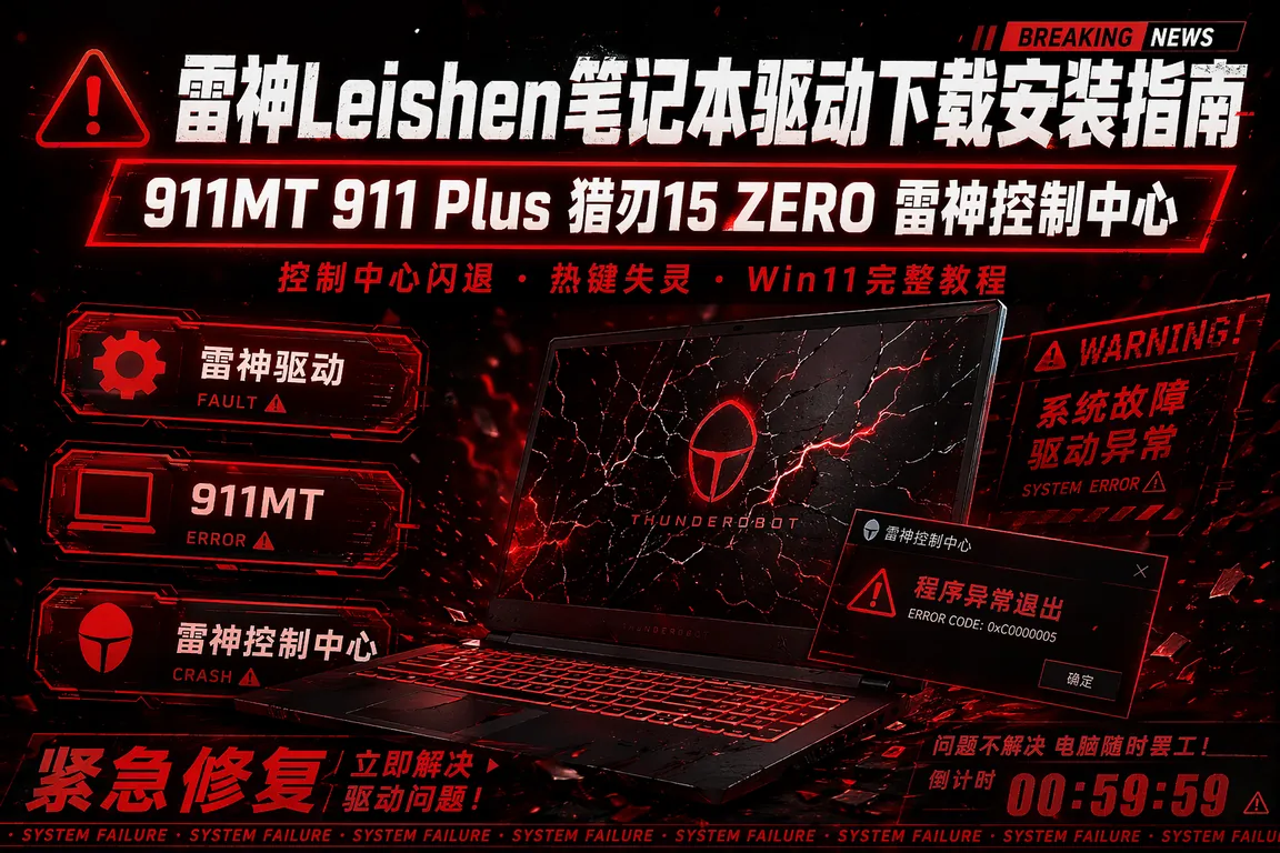 雷神Leishen笔记本驱动下载安装指南