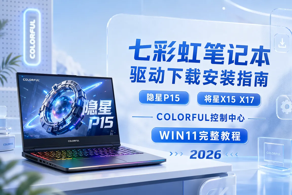 七彩虹Colorful笔记本驱动下载安装指南