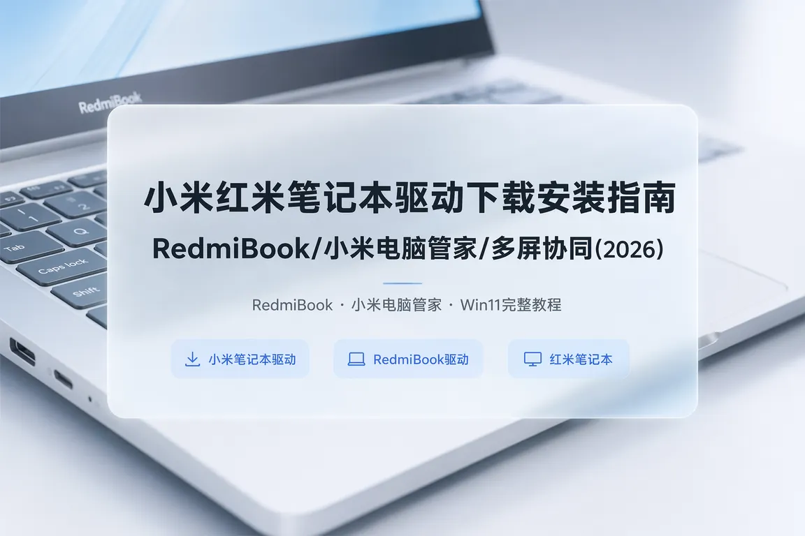 小米红米笔记本驱动下载安装指南