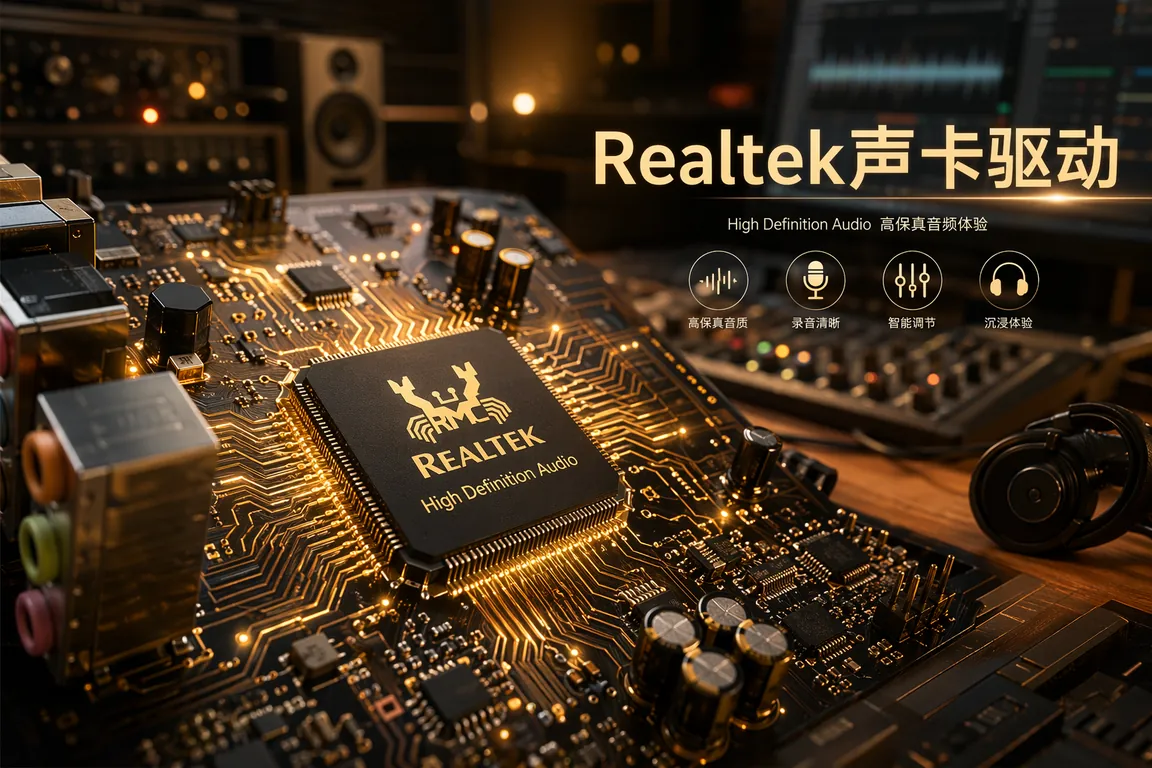 Realtek UAD声卡驱动下载安装指南:通用音频架构/Realtek Audio Console/前面板无声/Win11 24H2完整修复教程(2026)
