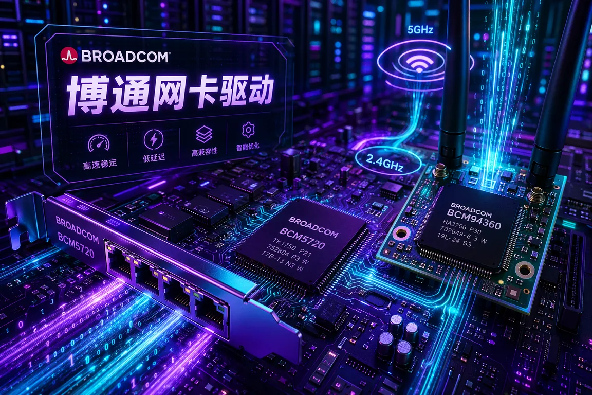 博通Broadcom网卡驱动下载安装指南