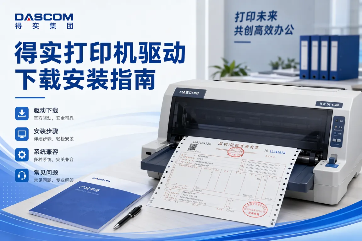 得实Dascom针式打印机驱动下载安装指南
