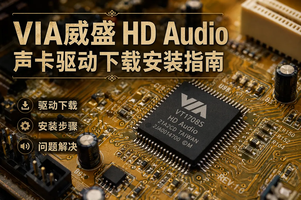 VIA威盛HD Audio声卡驱动下载安装指南