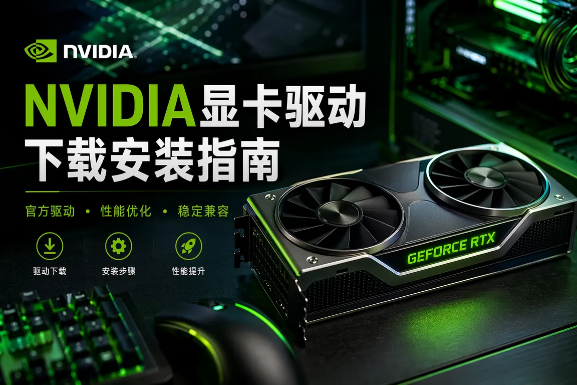 NVIDIA显卡驱动下载安装指南 Game Ready驱动 Studio驱动 RTX系列 GTX系列 GeForce Experience Win11完整教程 2026