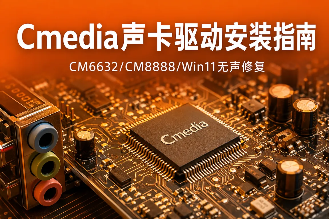 Cmedia骅讯声卡驱动下载安装指南