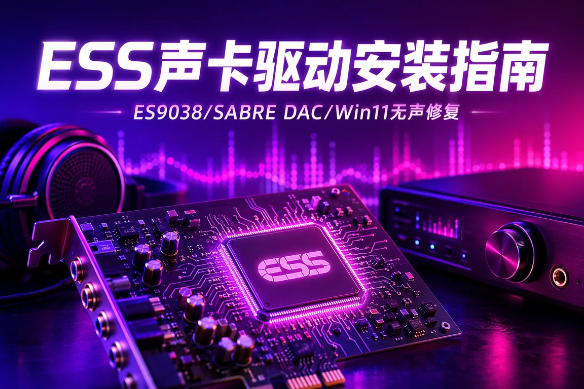 ESS Technology声卡驱动下载安装指南