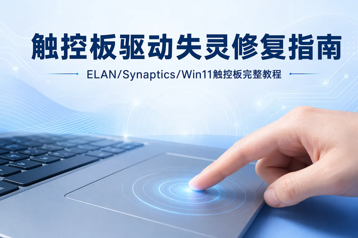 笔记本触控板驱动修复指南:Synaptics/Elan/Precision Touchpad/Win11手势失灵完整教程(2026)