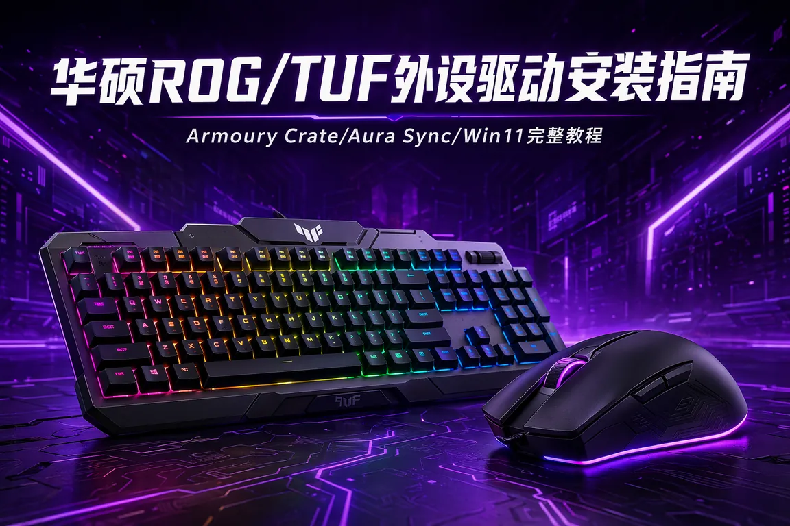 华硕ROG游戏本驱动下载安装指南:Armoury Crate/ROG枪神/魔霸/幻系列/Win11完整教程(2026)