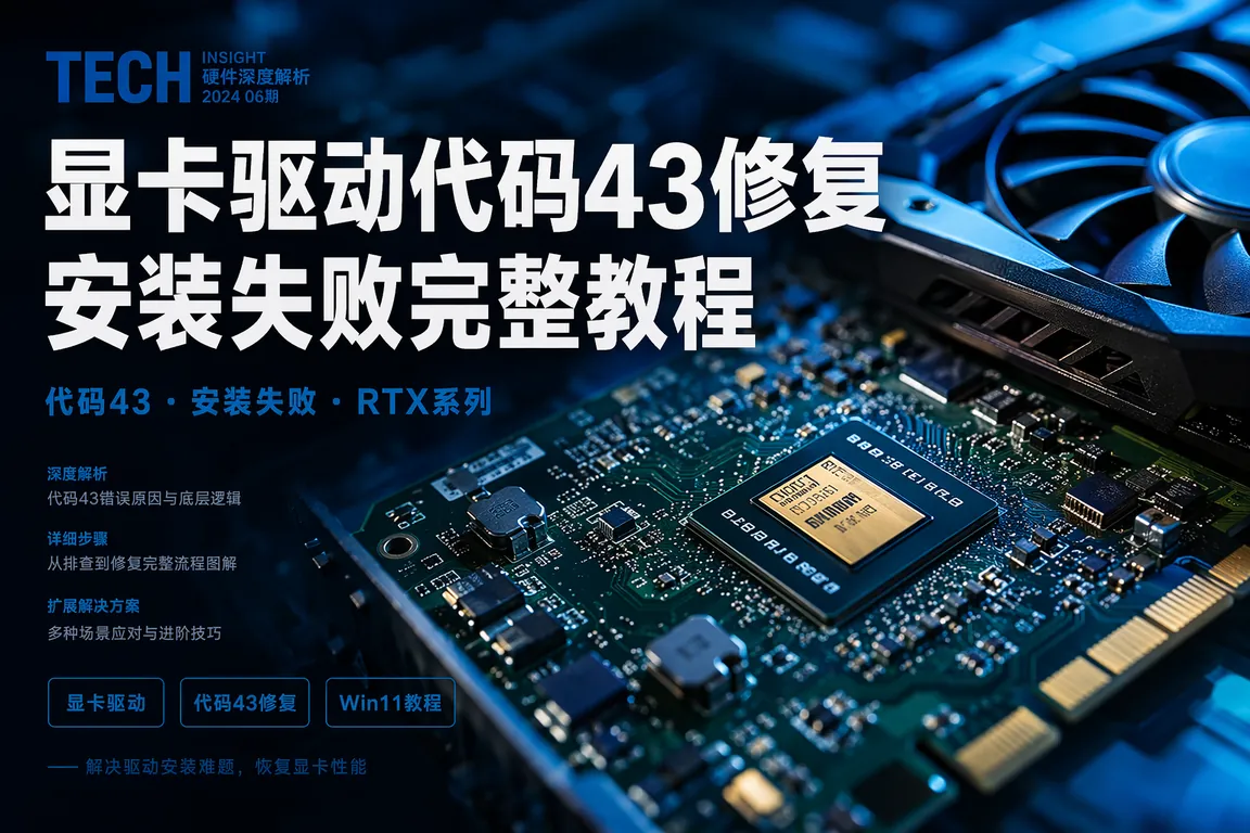 NVIDIA显卡驱动安装失败修复指南:代码43/安装包报错/RTX系列/GeForce Experience/Win11完整教程(2026)