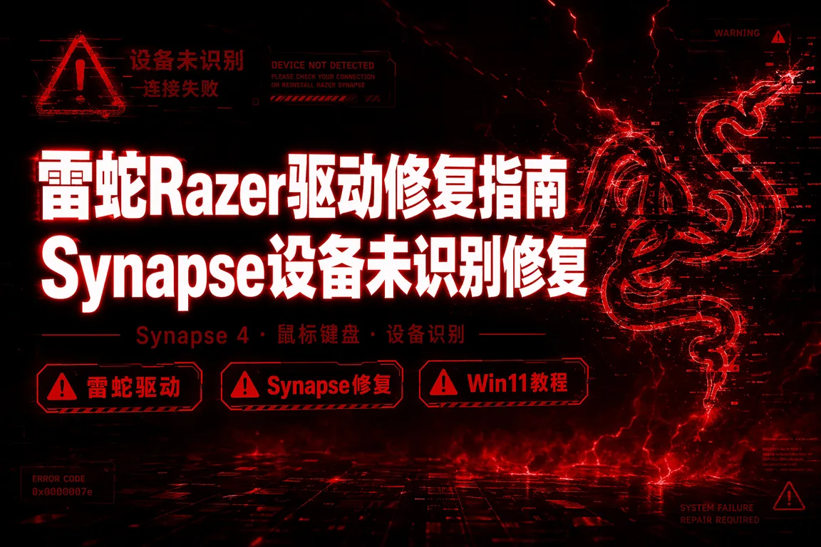 雷蛇Razer驱动安装
