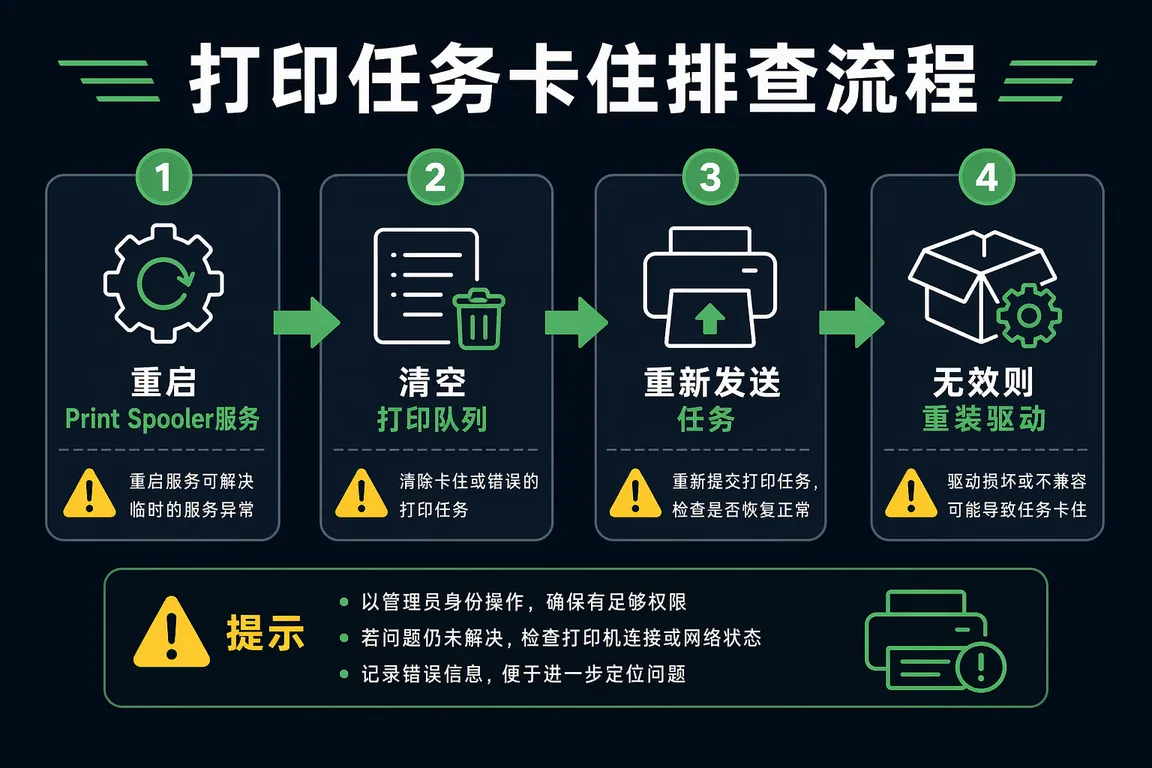 打印机故障排查流程