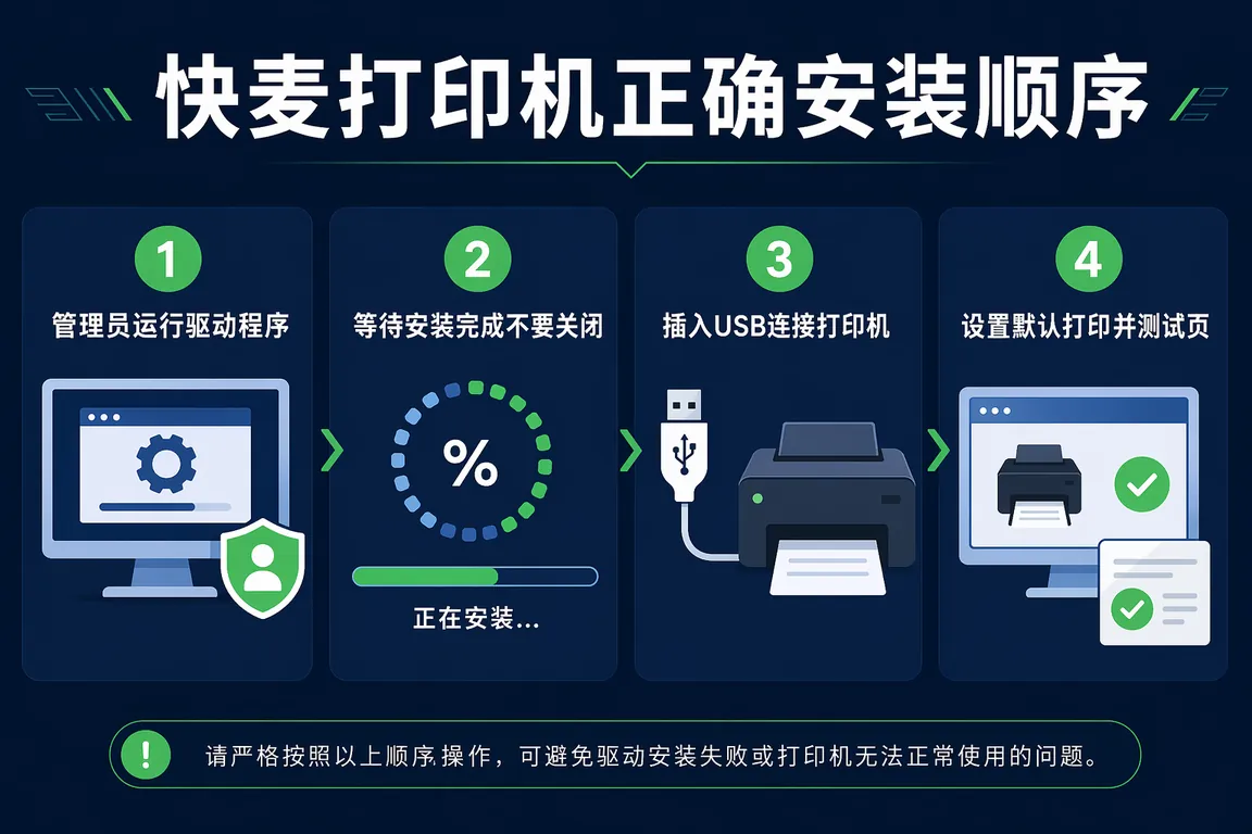 快麦打印机安装步骤
