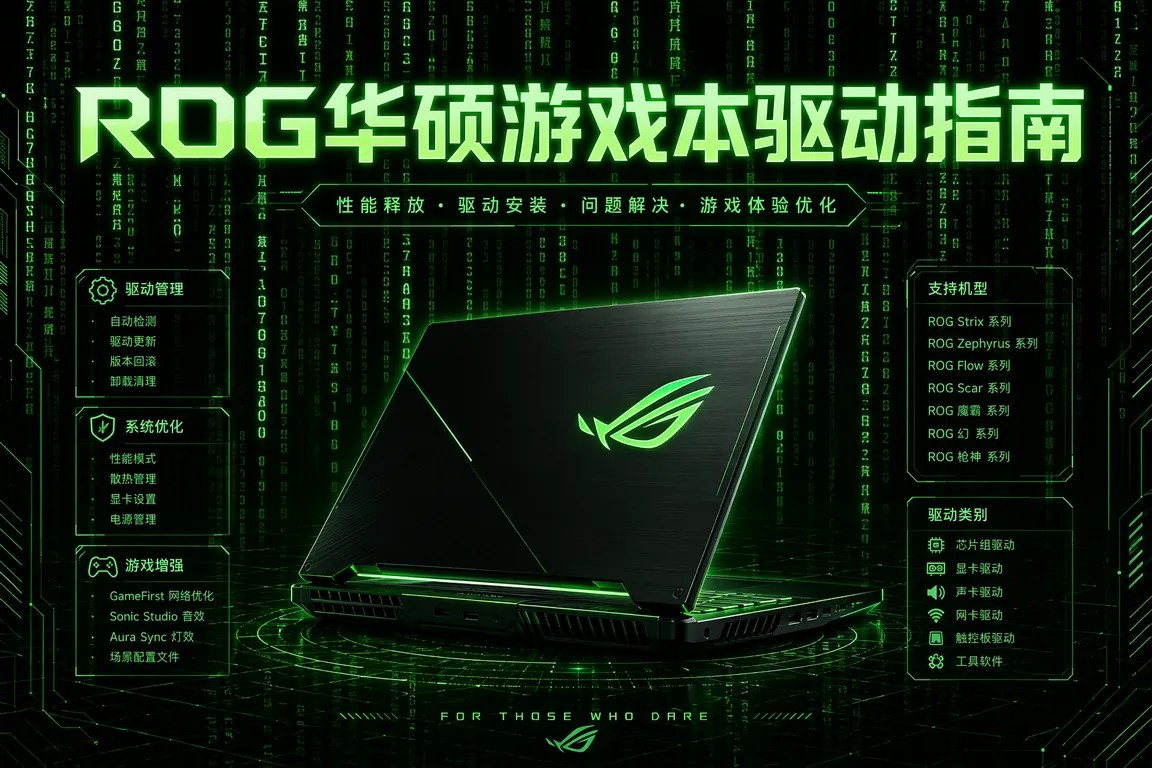 ROG华硕游戏本驱动指南