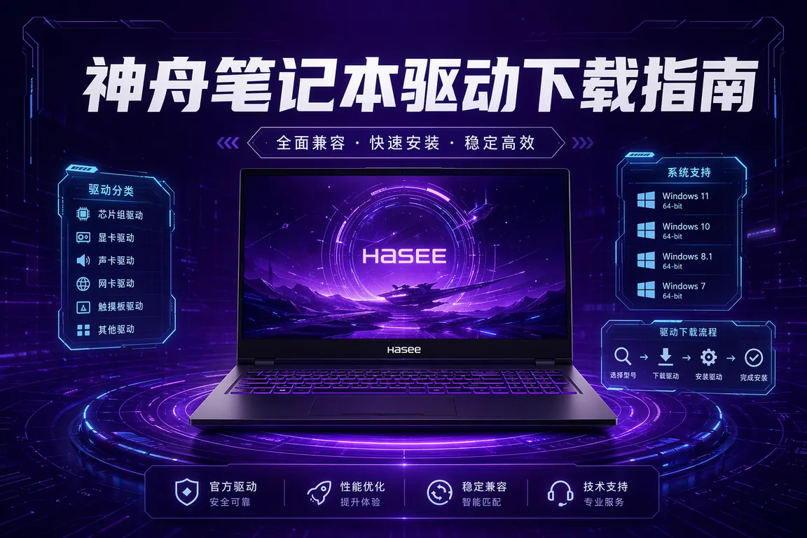 神舟笔记本驱动下载指南