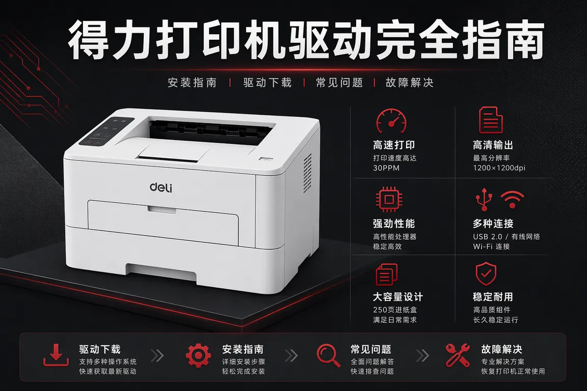 得力打印机驱动完全指南