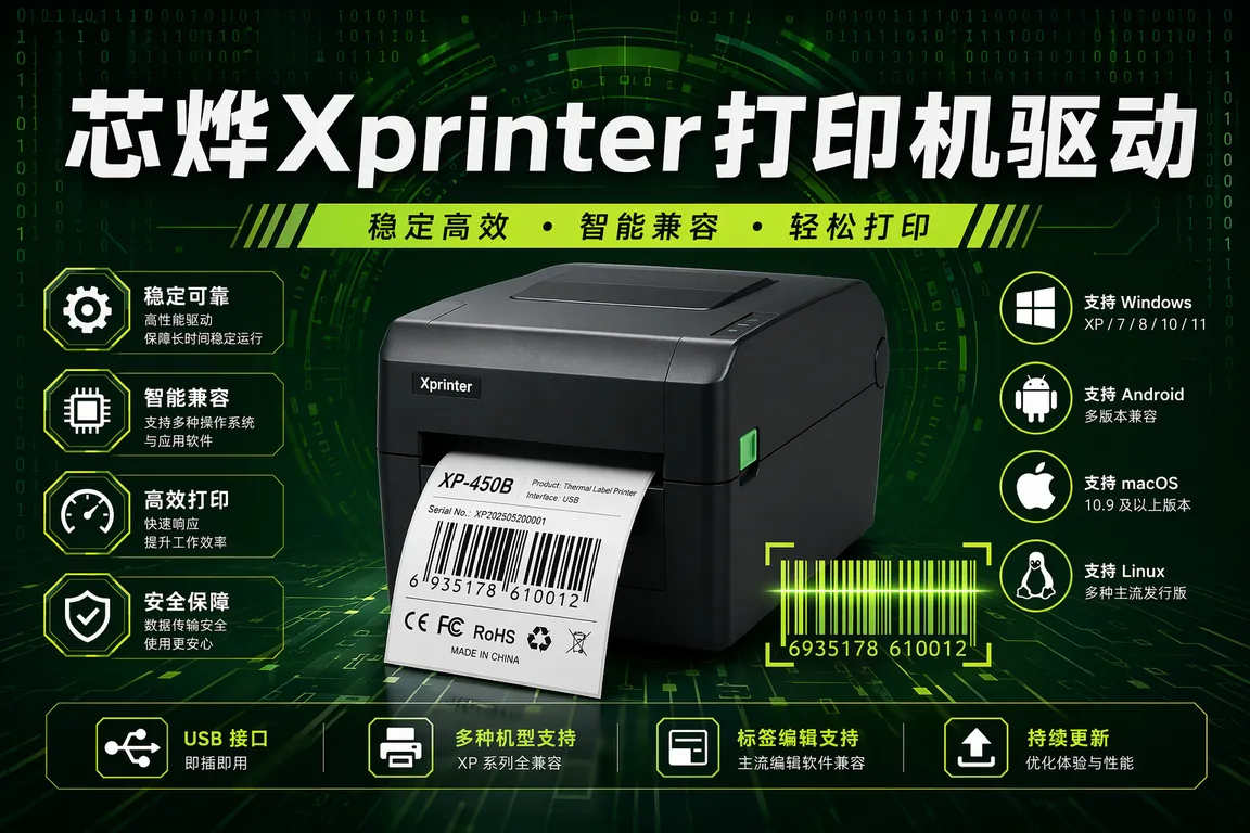 芯烨Xprinter打印机驱动