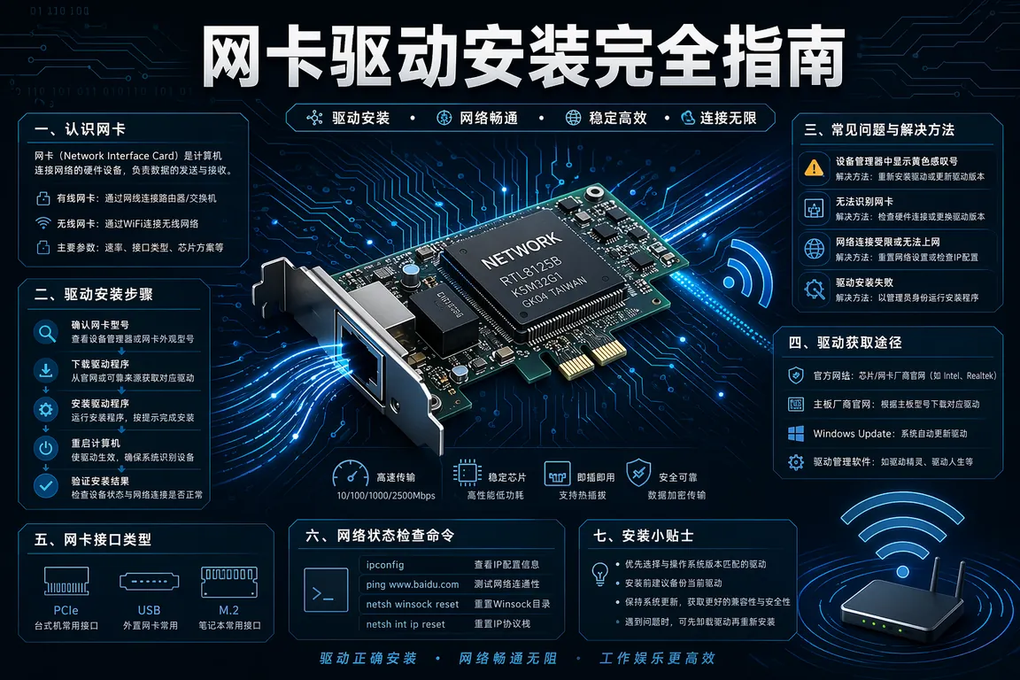 网卡驱动安装完全指南