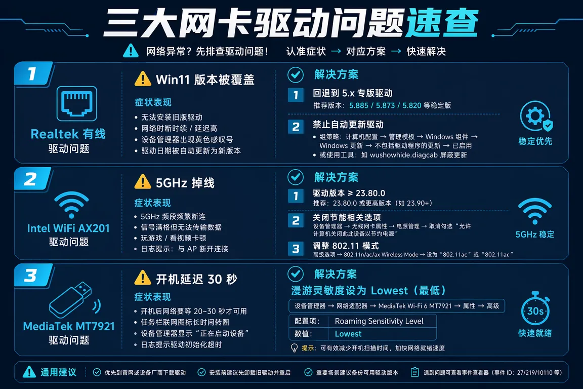 驱动安装信息图