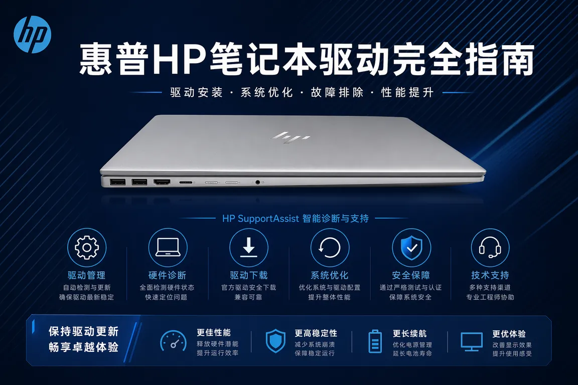 惠普HP笔记本驱动完全指南