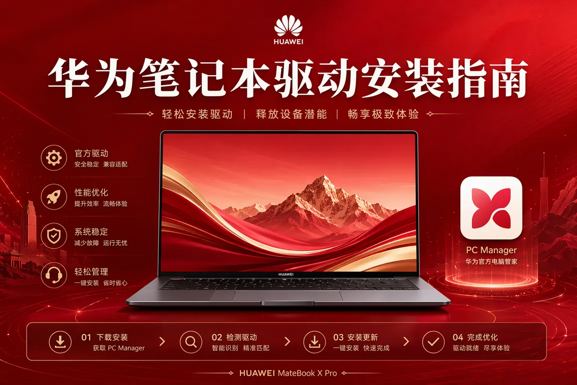 华为笔记本驱动安装指南