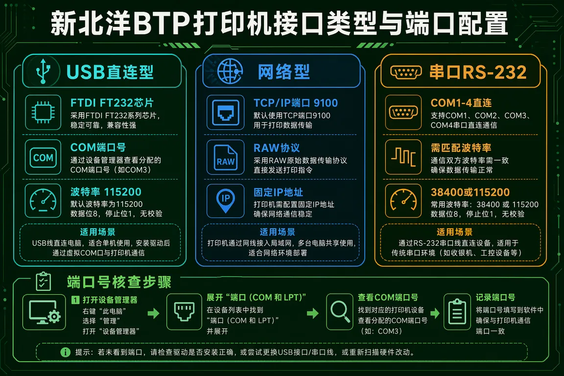 新北洋打印机USB串口驱动安装步骤