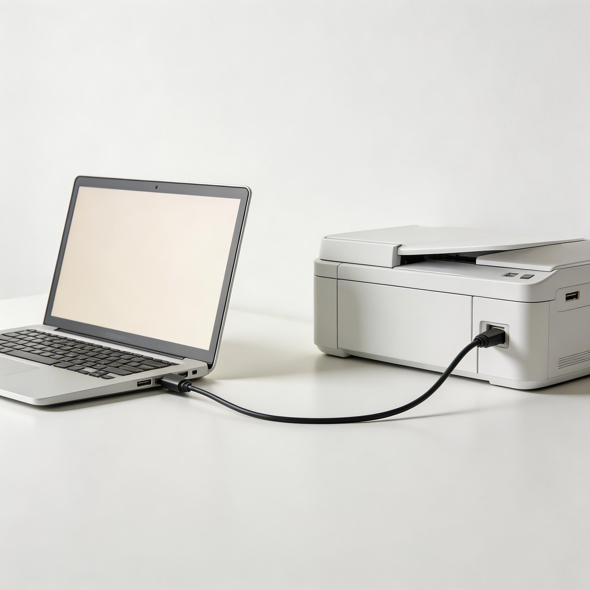 打印机和笔记本连接