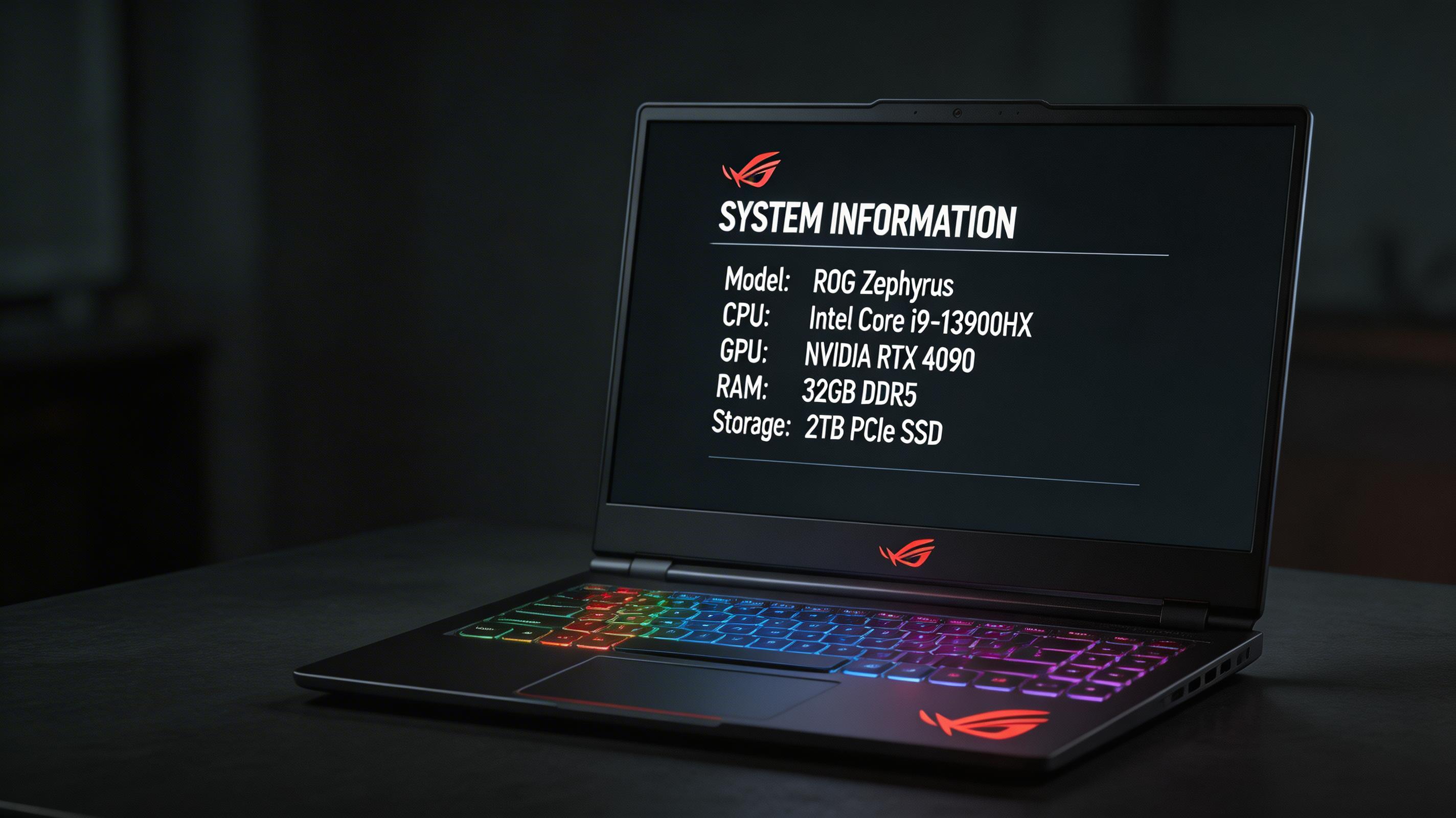 华硕ROG游戏本RGB键盘