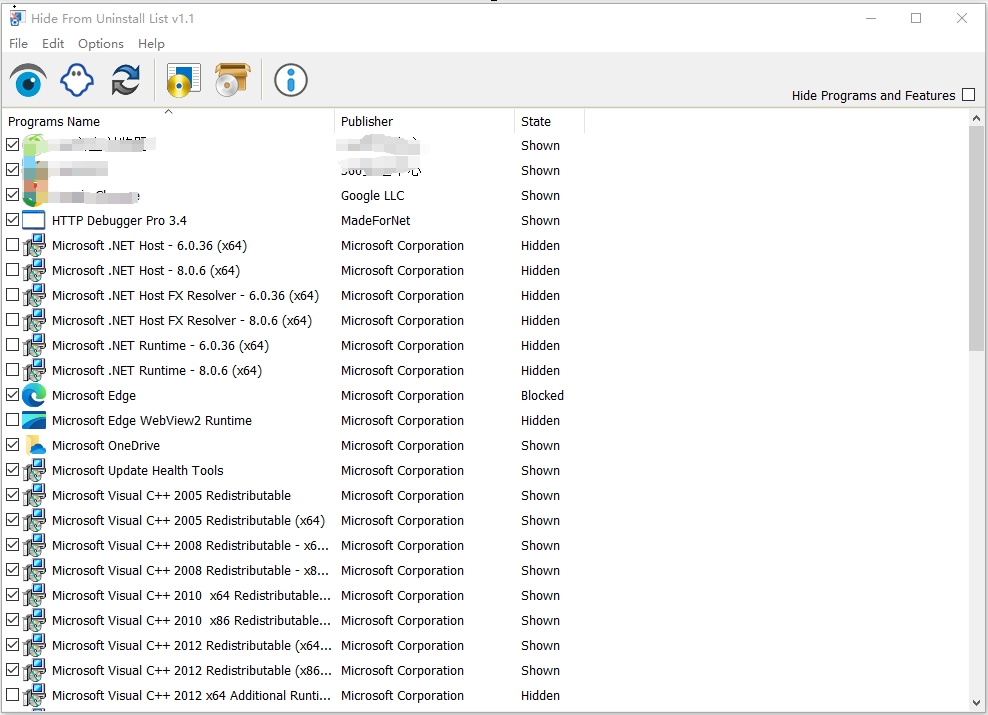 Hide From Uninstall List：专业程序隐藏工具，轻松管理软件显示